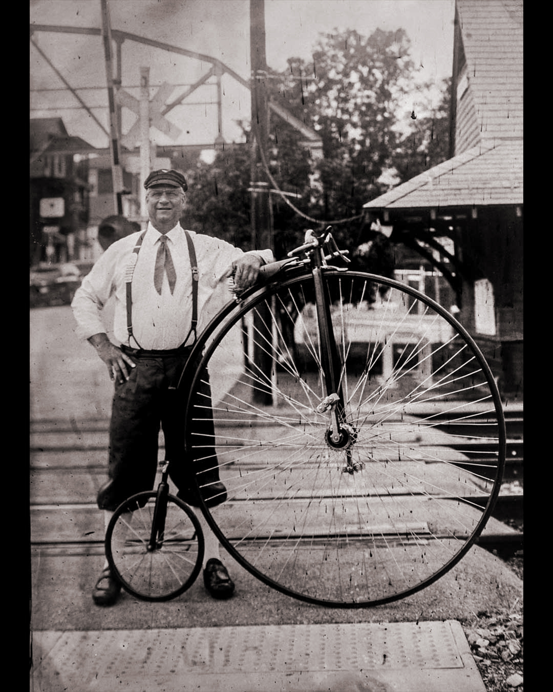 Authentic wet plate tintype