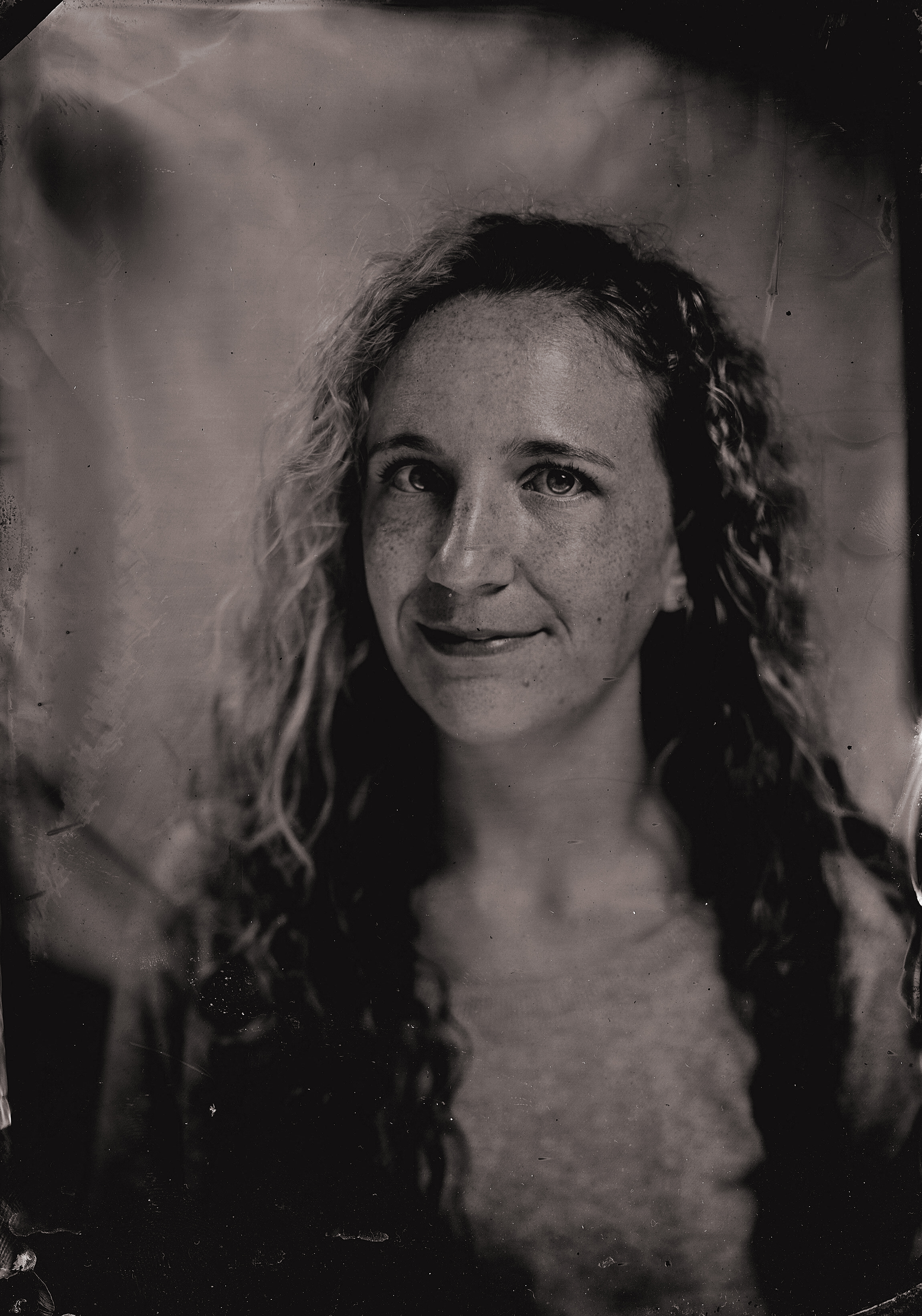 Artistic tintype image