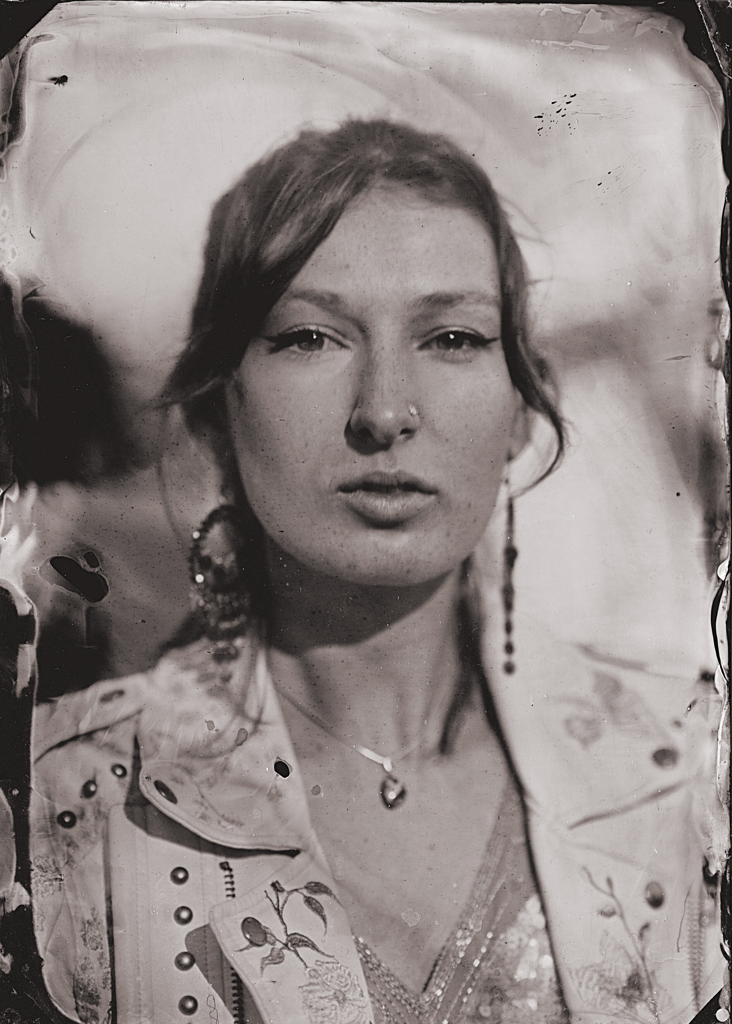 Vintage-inspired tintype photograph